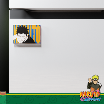 Obito Uchiha Fridge Magnet – Naruto Anime Refrigerator Magnet, Anime Decor Gift for Fans