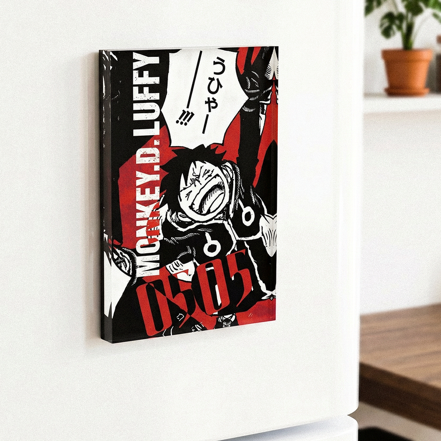 1Pcs One Piece Character Fridge Magnet – Acrylic Anime Refrigerator Magnet Collectible Decor