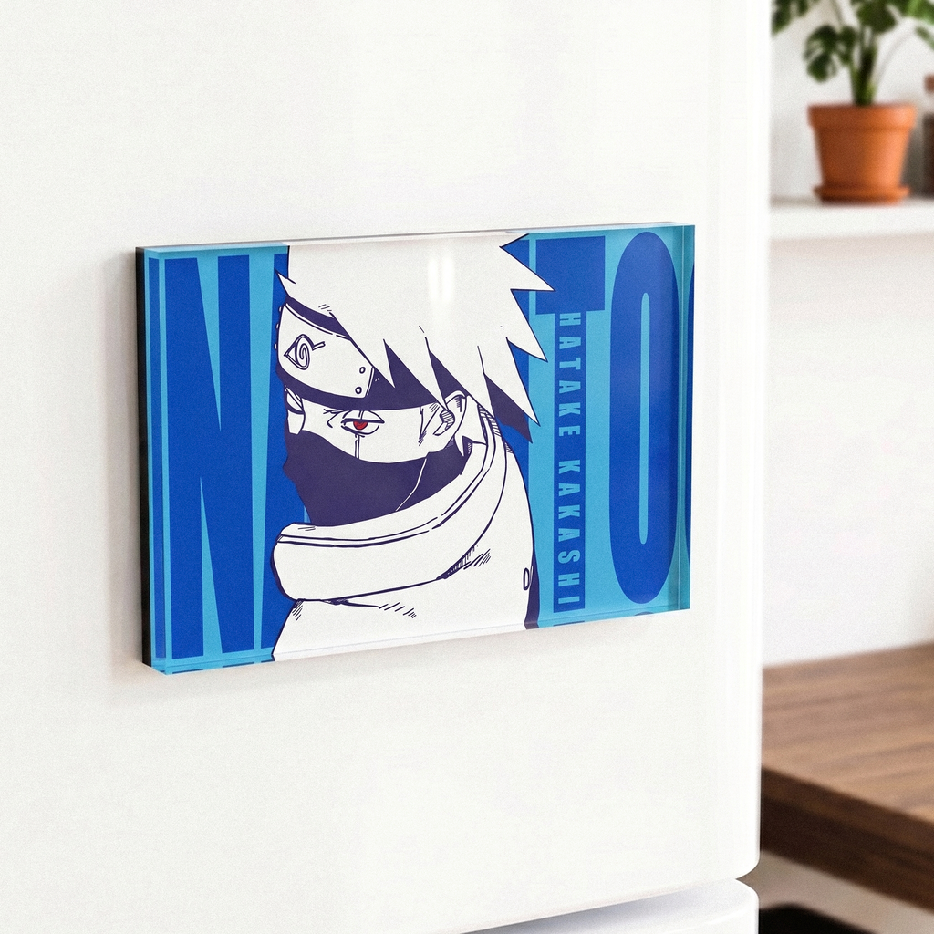 1PCS Naruto Character Fridge Magnet – Acrylic Anime Refrigerator Magnet Collectible Decor