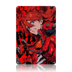 Asuka Evangelion Red Anime Tin Sign - Metal Poster Decor
