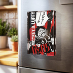 1Pcs One Piece Character Fridge Magnet – Acrylic Anime Refrigerator Magnet Collectible Decor