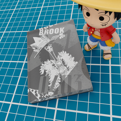 One Piece Brook Anime Fridge Magnet – Unique Skeleton Acrylic Refrigerator Magnet