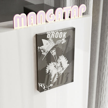 One Piece Brook Anime Fridge Magnet – Unique Skeleton Acrylic Refrigerator Magnet