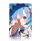 Rem Re Zero Cute Anime Tin Sign - Metal Room Decor