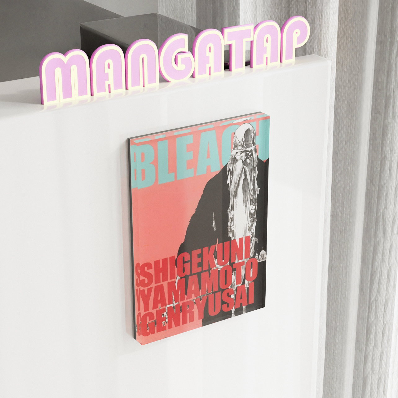 Genryusai Yamamoto Bleach Magnet – Anime Refrigerator Magnet for Collectors & Anime Decor