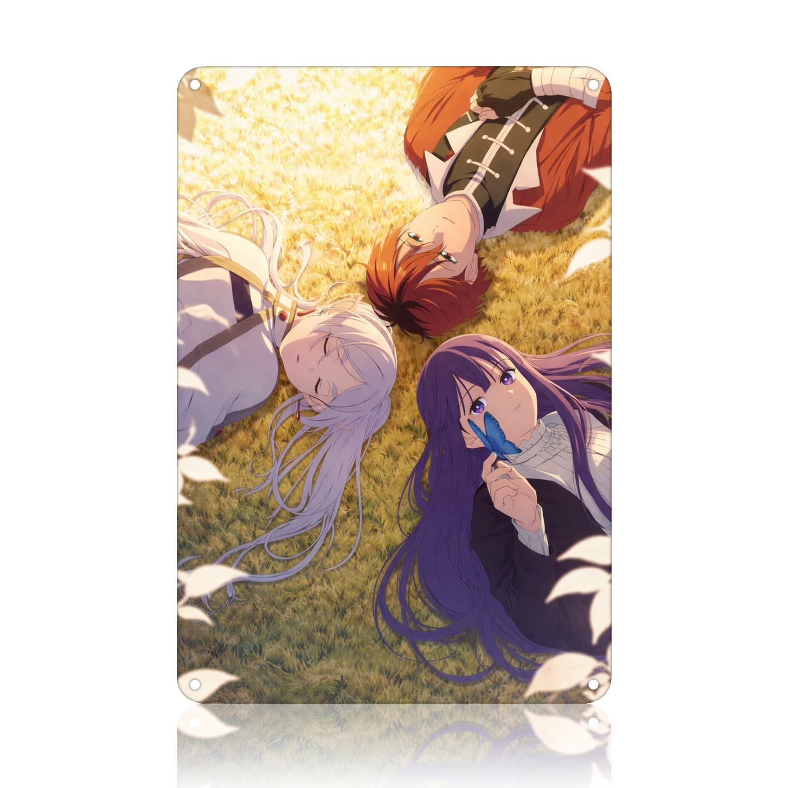 Himmel and Frieren Anime Tin Sign - Metal Wall Decor