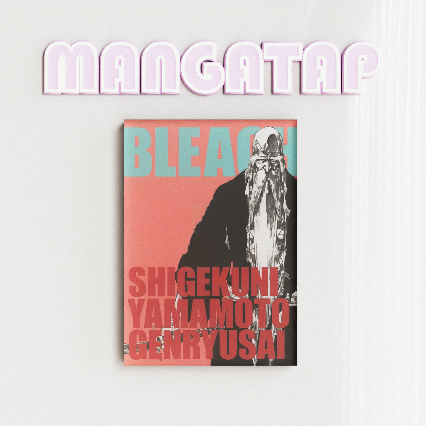 Genryusai Yamamoto Bleach Magnet – Anime Refrigerator Magnet for Collectors & Anime Decor