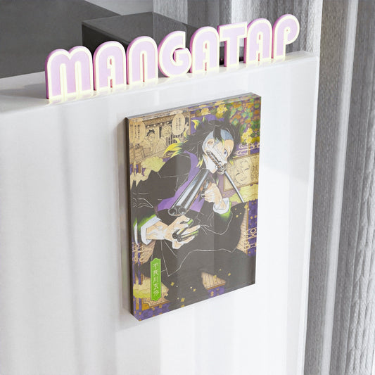 Demon slayer Genya Shinazugawa Anime Fridge Magnet Character Decor Gift