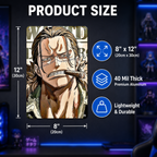 Shanks One Piece Anime Tin Sign - Metal Poster Wall Decor - image 7