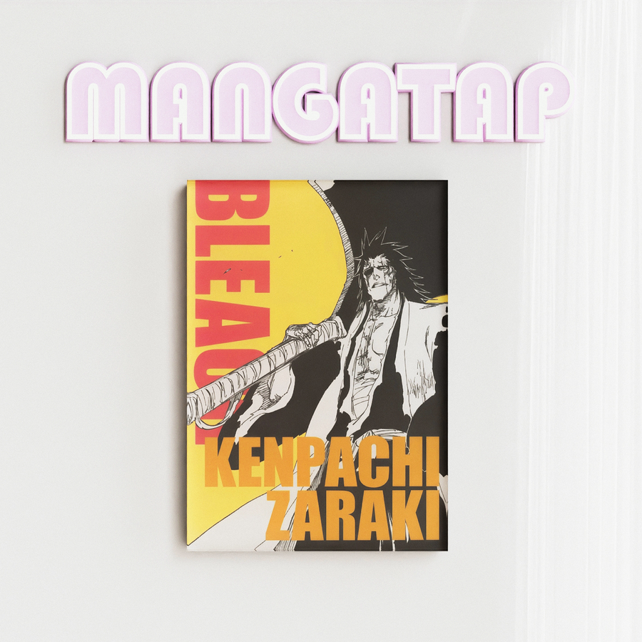 Kenpachi Zaraki Bleach Magnet – Anime Fridge Magnet for Otaku Room & Collector Display