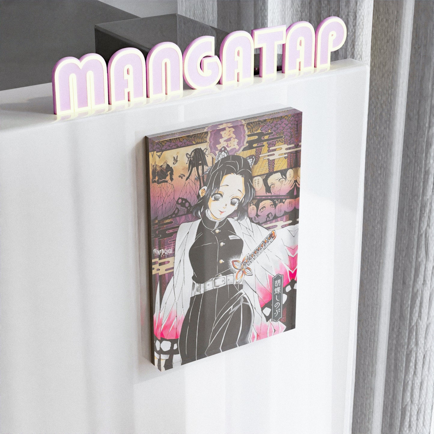 Demon slayer Shinobu Kocho Butterfly Anime Fridge Magnet Elegant Decor