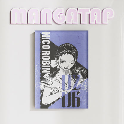 One Piece Nico Robin Anime Fridge Magnet – Elegant Acrylic Refrigerator Magnet for Collectors