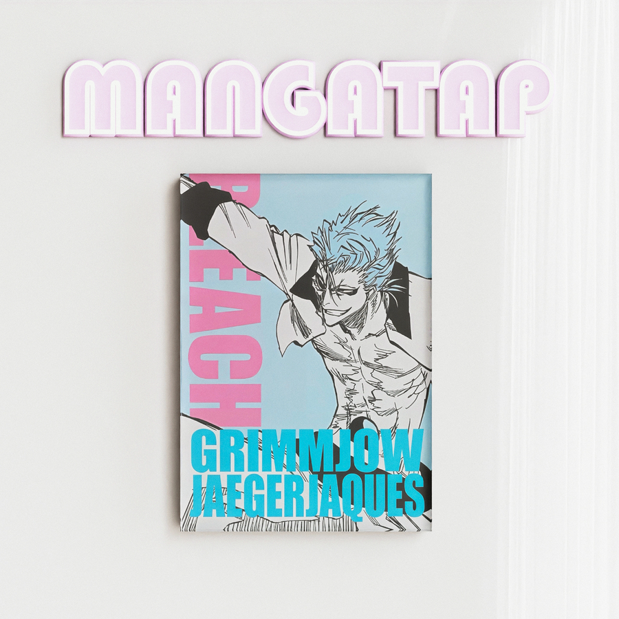 Grimmjow Jaegerjaquez Anime Magnet – Bleach Fridge Magnet for Otaku Gifts & Anime Room Decor