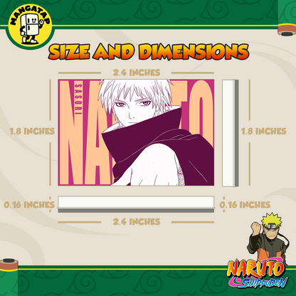 Sasori Fridge Magnet – Naruto Anime Refrigerator Magnet, Anime Decor Gift for Fans