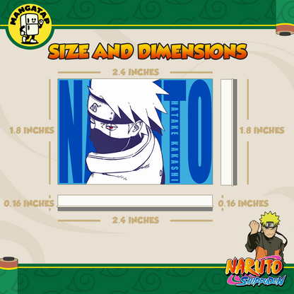 Kakashi Hatake Fridge Magnet – Naruto Anime Refrigerator Magnet, Cool Anime Decor Gift